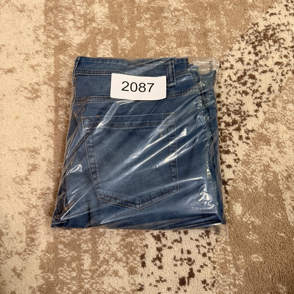 The Perfect Jean NYC Athletic Slim Fit Jeans Stretch Denim 36x36 Mens Blue Pants - Picture 7 of 8